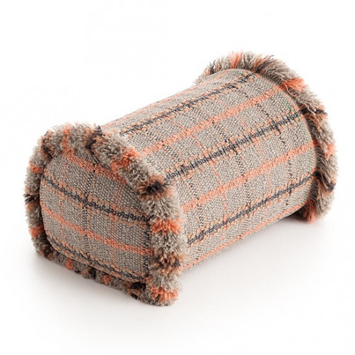 подушка большая-рол tartan terracotta от gan в Ангарске