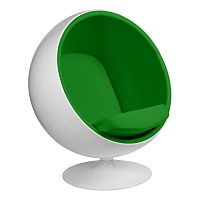 кресло eero aarnio style ball chair зеленое в Ангарске