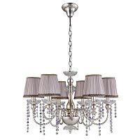 подвесная люстра crystal lux alegria sp6 silver-brown в Ангарске