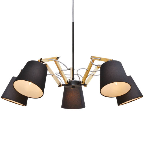 подвесная люстра arte lamp pinoccio a5700lm-5bk в Ангарске