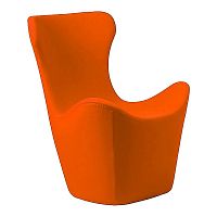 кресло papilio lounge chair оранжевое в Ангарске