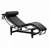шезлонг chaise longue lc4 черный в Ангарске