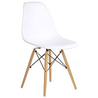 стул деревянный pc-015 белый (eames style) в Ангарске