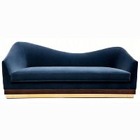 диван hughes sofa прямой синий в Ангарске