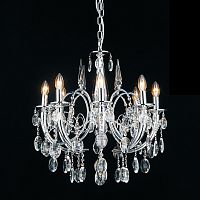 люстра md103908-8a от illuminati прозрачная/ хром в Ангарске