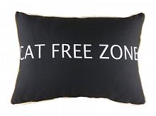 подушка с надписью cat free zone в Ангарске