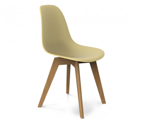 стул dsw бежевый s39 (eames style) в Ангарске