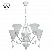 подвесная люстра mw-light версаче 639011505 белая в Ангарске