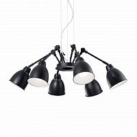 подвесная люстра ideal lux newton sp6 nero в Ангарске