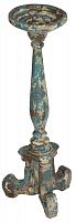 подсвечник состаренный фигурный голубой relic collection, 61 см в Ангарске