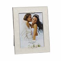 фоторамка из белого акрила с жемчугом 17,6х1,5х22,6 в Ангарске