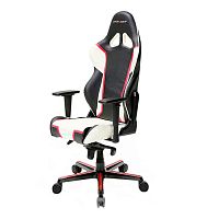 кресло геймерское dxracer racing черно-бело-красное в Ангарске