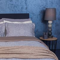 комплект постельного белья decoflux сатин евро versaille grey в Ангарске