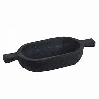 плошка, две ручки чёрный в Ангарске