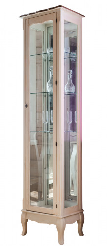 витрина mobilier de maison узкая высокая бежевая в Ангарске