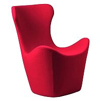 кресло papilio lounge chair красное в Ангарске