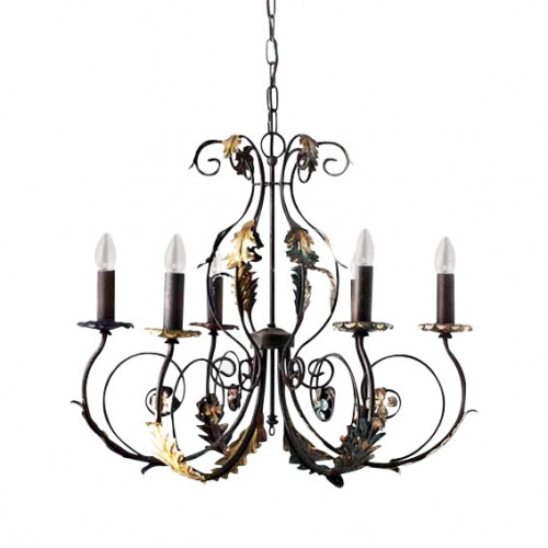 люстра 4962/6_v0580 от mm lampadari коричневая в Ангарске