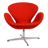 кресло arne jacobsen красное в Ангарске