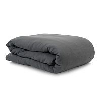 пододеяльник изо льна темно-серого цвета essential 150х200 в Ангарске