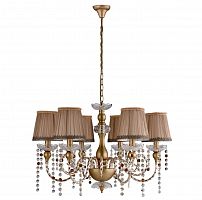 подвесная люстра crystal lux alegria sp6 gold-brown в Ангарске