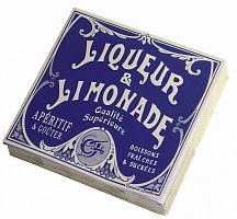 салфетки ликер и лимонад шт.(бумага,хсм) comptoir de famille в Ангарске