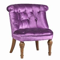 кресло sophie tufted slipper chair лиловое в Ангарске