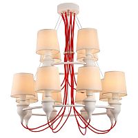 подвесная люстра arte lamp sergio a3325lm-8-4wh в Ангарске