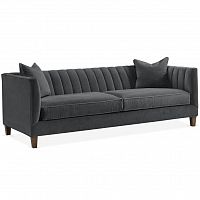 диван penelope sofa прямой серый в Ангарске