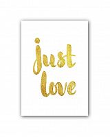 постер just love а3 в Ангарске