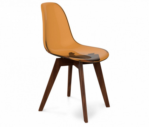 стул dsw кофейный s39 (eames style) в Ангарске