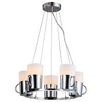 подвесная люстра arte lamp brooklyn a9484sp-5cc хром в Ангарске