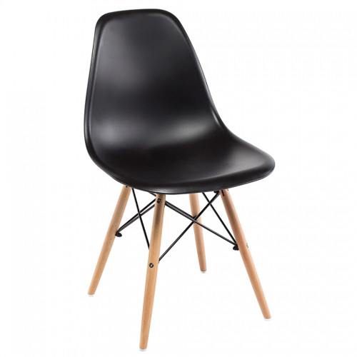 стул деревянный eames pc-015 black в Ангарске