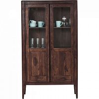 шкаф-витрина brooklyn walnut коричневый 100x40 в Ангарске