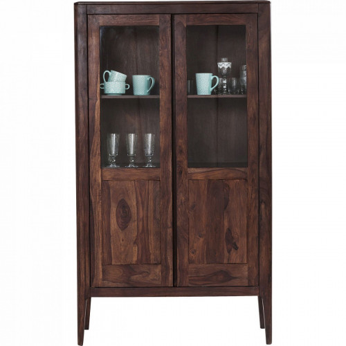 шкаф-витрина brooklyn walnut коричневый 100x40 в Ангарске