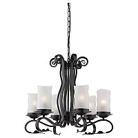 подвесная люстра arte lamp scroll a7915lm-6bk в Ангарске