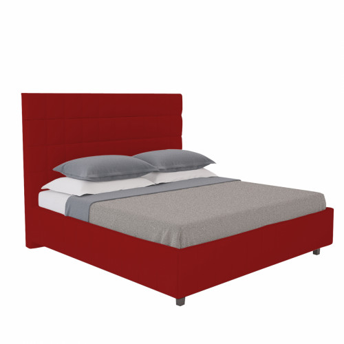кровать двуспальная 160х200 краснаяshining modern в Ангарске