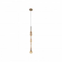 подвесной светильник crystal lux lux new sp1 d amber в Ангарске