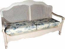 французкая лавочка mobilier de maison сине-белая в Ангарске