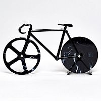 нож для пиццы из нержавеющей стали the fixie, черный мрамор в Ангарске