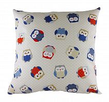 подушка с принтом owl print blue в Ангарске