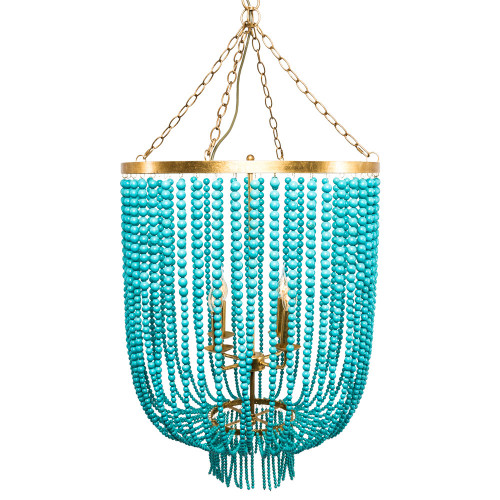 люстра «туркуаз» 3000 бусин на нитях в Ангарске