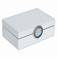 шкатулка для украшений белая 20x7,5x14 см в Ангарске