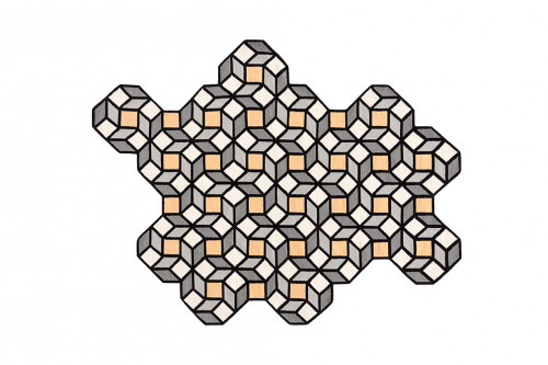 ковер parquet rhomb yellow 314x195 от gan в Ангарске