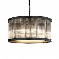 люстра essex crystal 68 черное основание, прозрачное стекло черное основание, прозрачное стекло в Ангарске