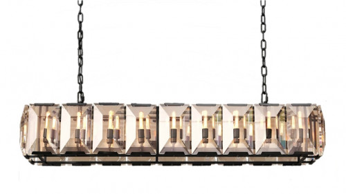 люстра harlow l130 черное основание, прозрачное стекло в Ангарске