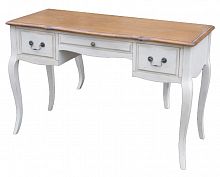письменный стол mobilier de maison белый, коричневый в Ангарске