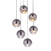 подвесной светильник globo 6u nickel от delight collection в Ангарске