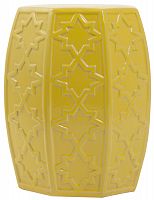 керамический столик-табурет garden stool желтый в Ангарске
