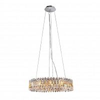 подвесная люстра crystal lux lirica sp10 d610 chrome в Ангарске