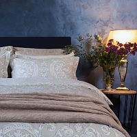 комплект постельного белья decoflux сатин семейный victoria ivory в Ангарске